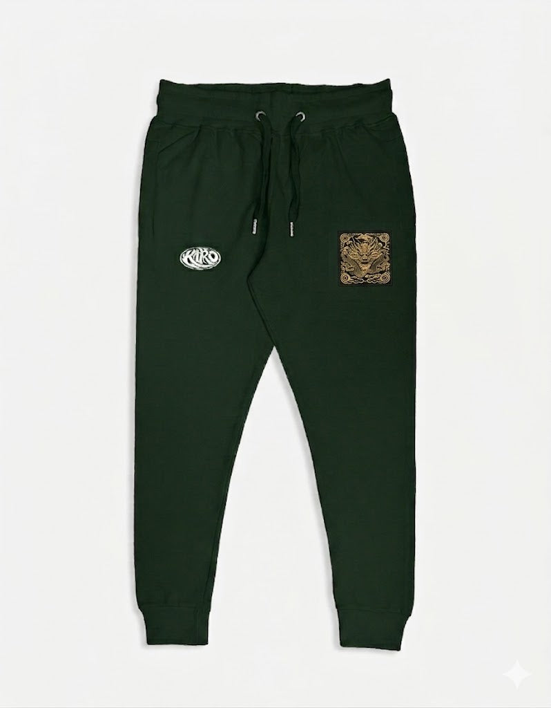 Kairo Mandala embroidery Joggers – Unisex Premium Cotton Streetwear