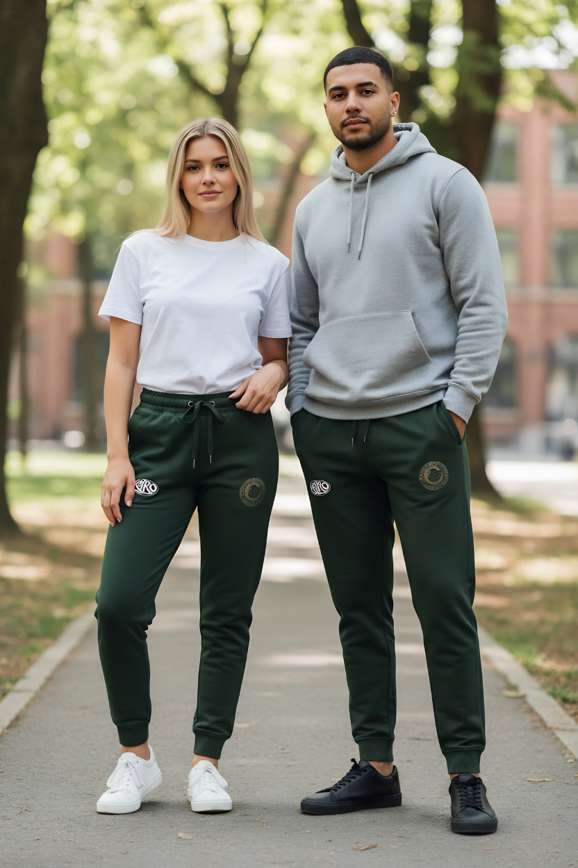 Kairo Gold Emblem Unisex Joggers – 100% Cotton