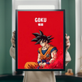 Goku Super Saiyan Framed Poster – Premium Glossy Anime Wall Art