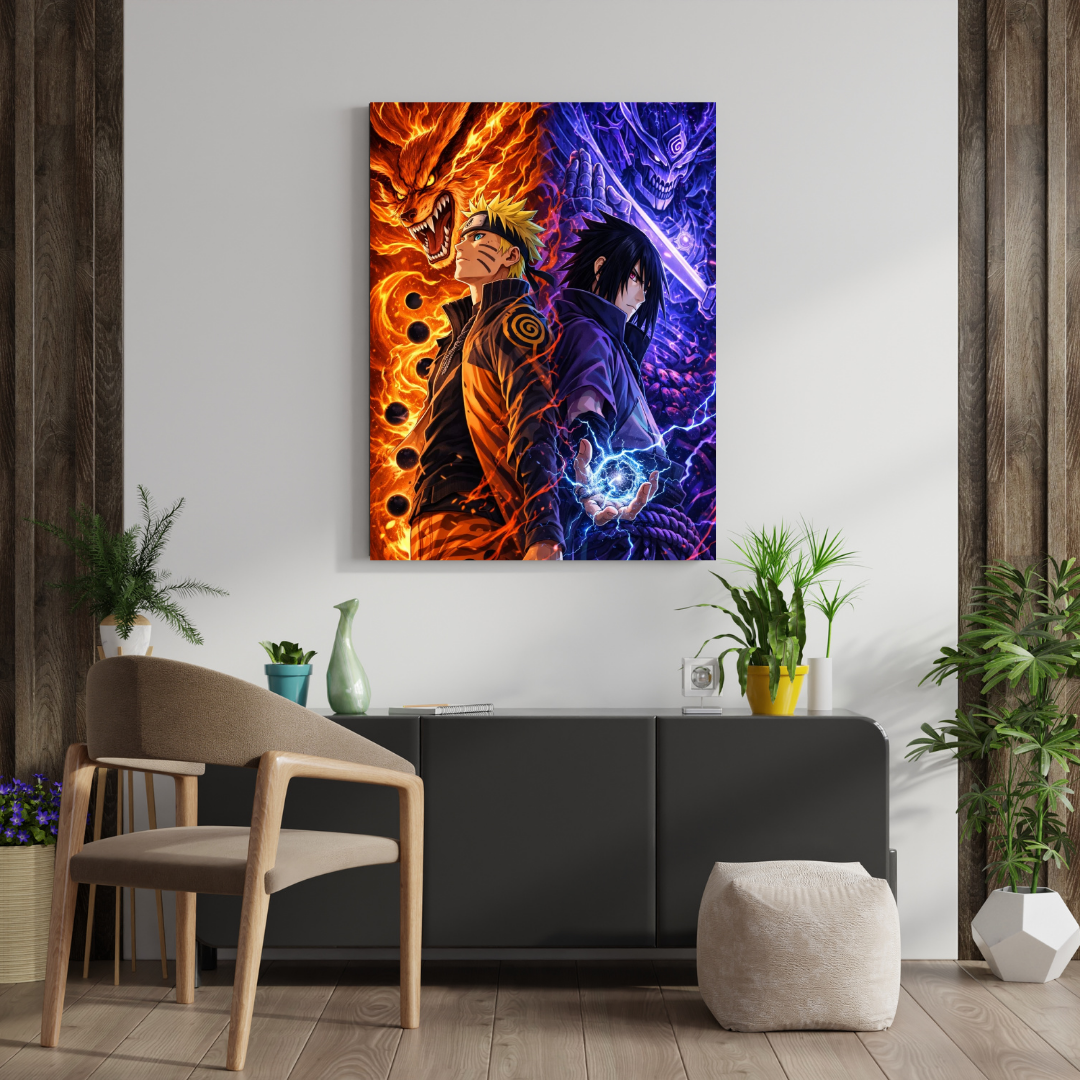 Naruto & Sauske Metal Poster (Copy)