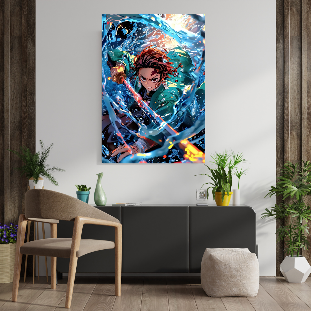 Tanjiro Demon Slayer Metal Poster