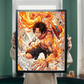 Portgas D. Ace Framed Poster – Premium Glossy One Piece Wall Art