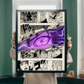 Sasuke Uchiha Rinnegan Framed Poster – Premium Glossy Anime Wall Art