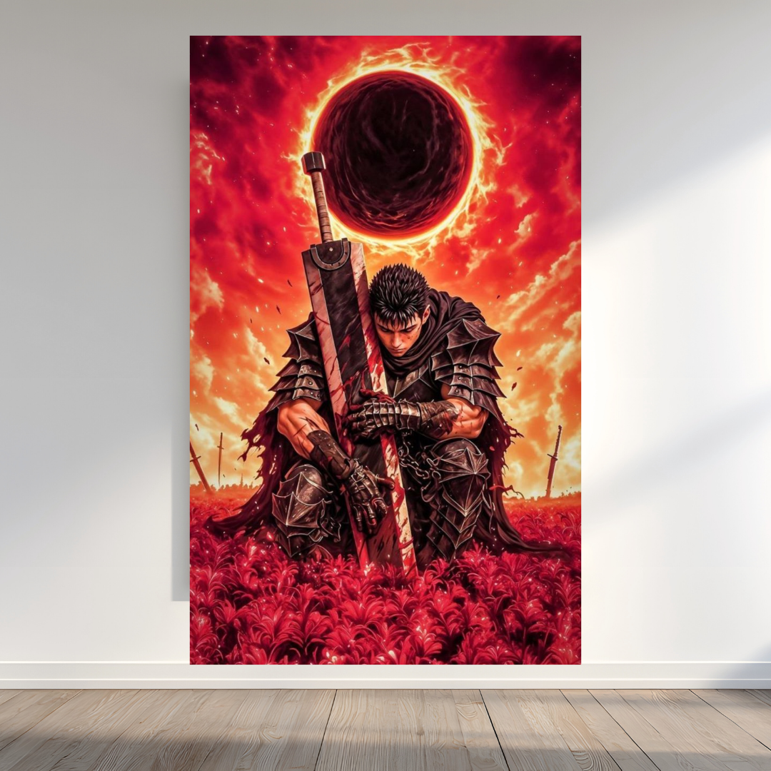 Berserk Metal Poster – Premium Aluminium Anime Wall Art