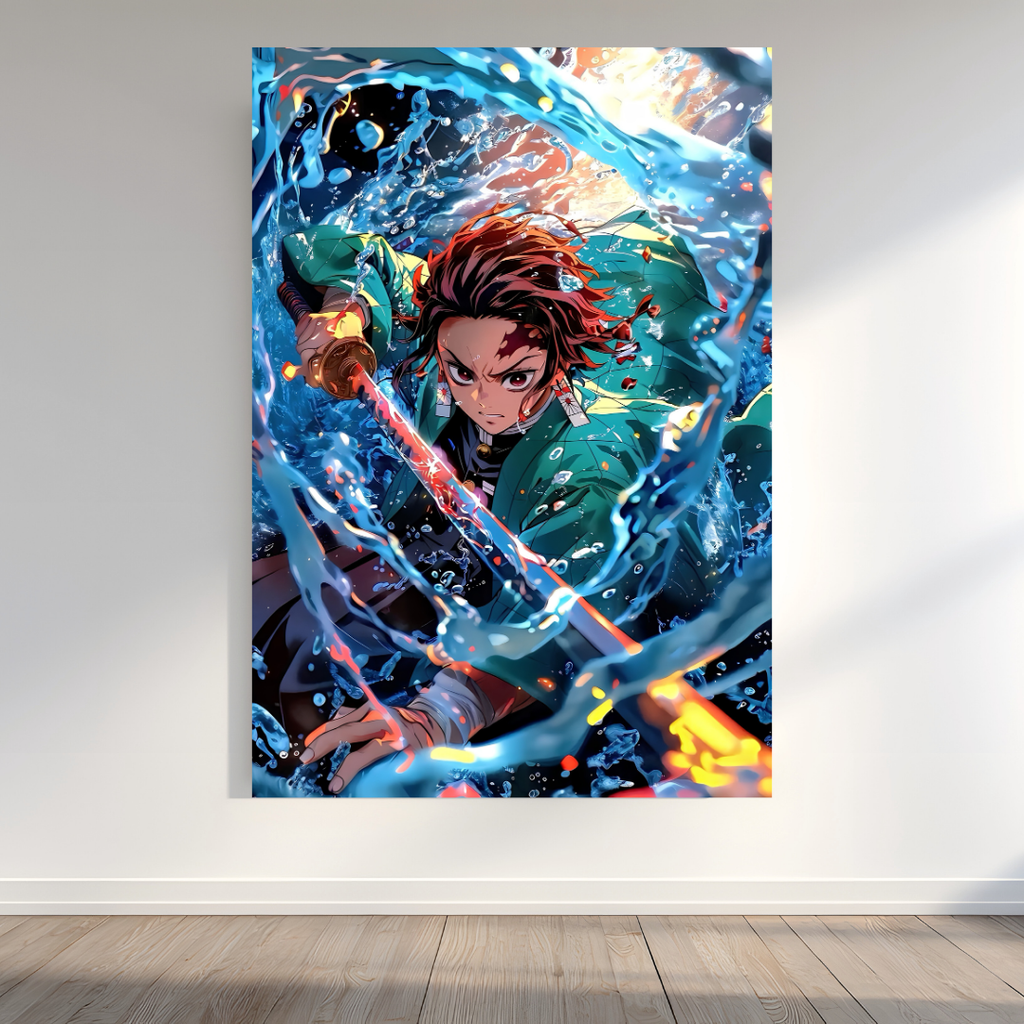 Tanjiro Demon Slayer Metal Poster