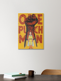 Saitama One Punch Man Acrylic Poster – Anime Wall Art