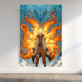 Naruto Nine-Tails Metal Poster