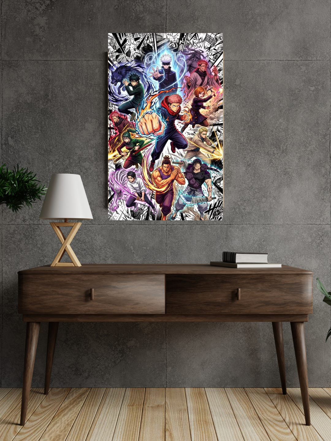 Jujutsu Kaisen Acrylic Poster – Gojo Yuji Sukuna JJK Wall Art