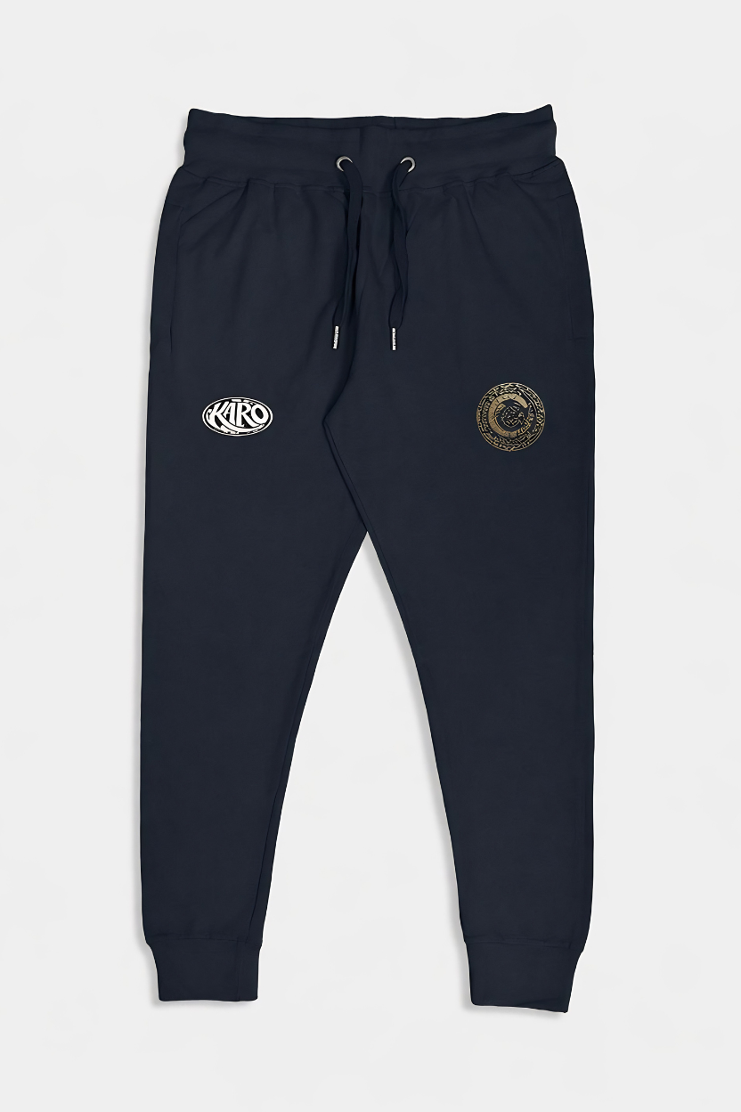 Kairo Gold Emblem Unisex Joggers – 100% Cotton