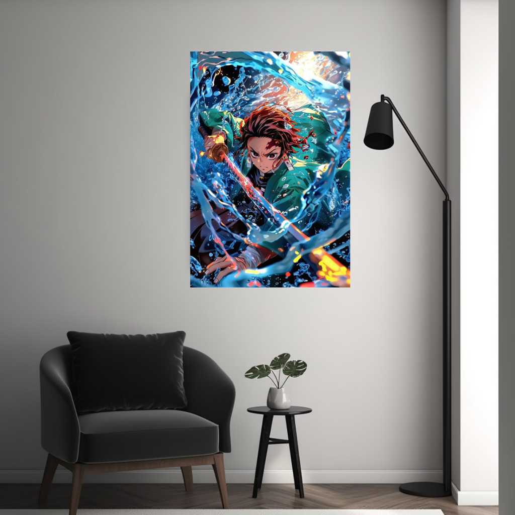 Tanjiro Demon Slayer Metal Poster