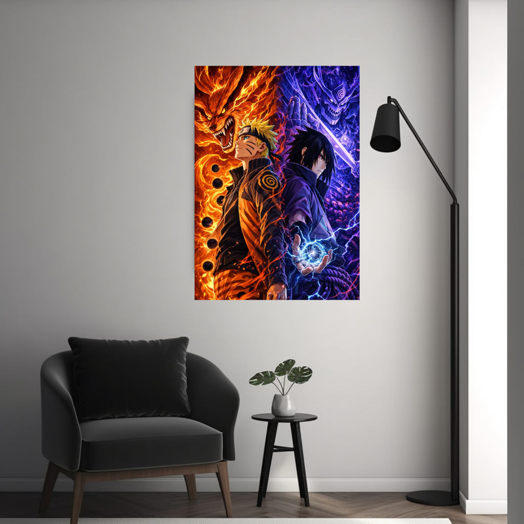 Naruto & Sauske Metal Poster (Copy)