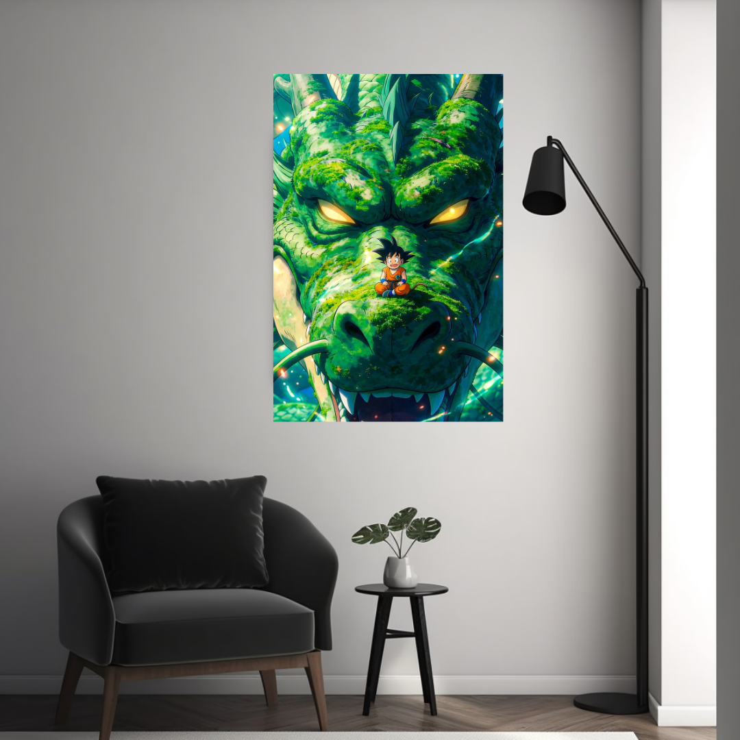 Dragon Ball Shenron Metal Poster