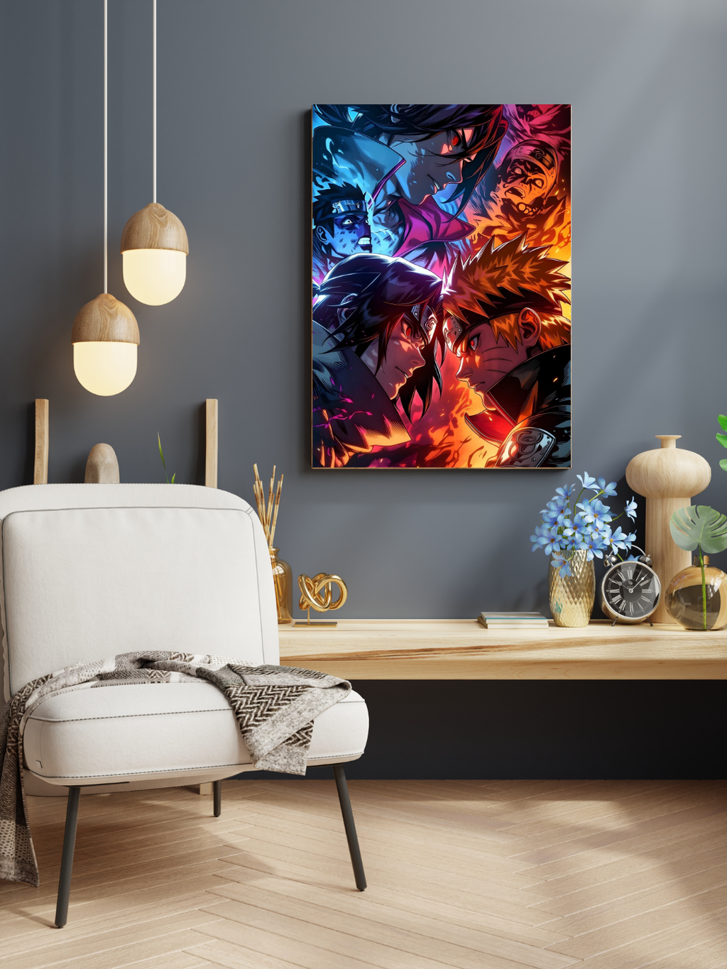 Naruto & Sasuke Acrylic Poster