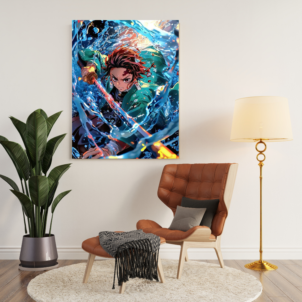 Tanjiro Demon Slayer Metal Poster