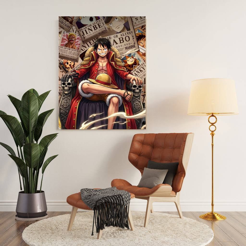 Luffy King of Pirates Metal Poster
