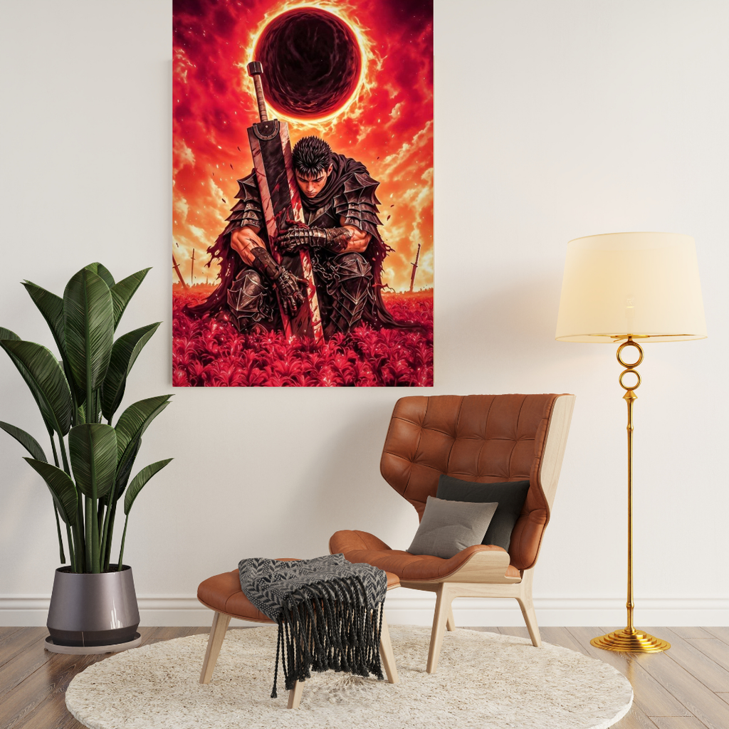 Berserk Metal Poster – Premium Aluminium Anime Wall Art