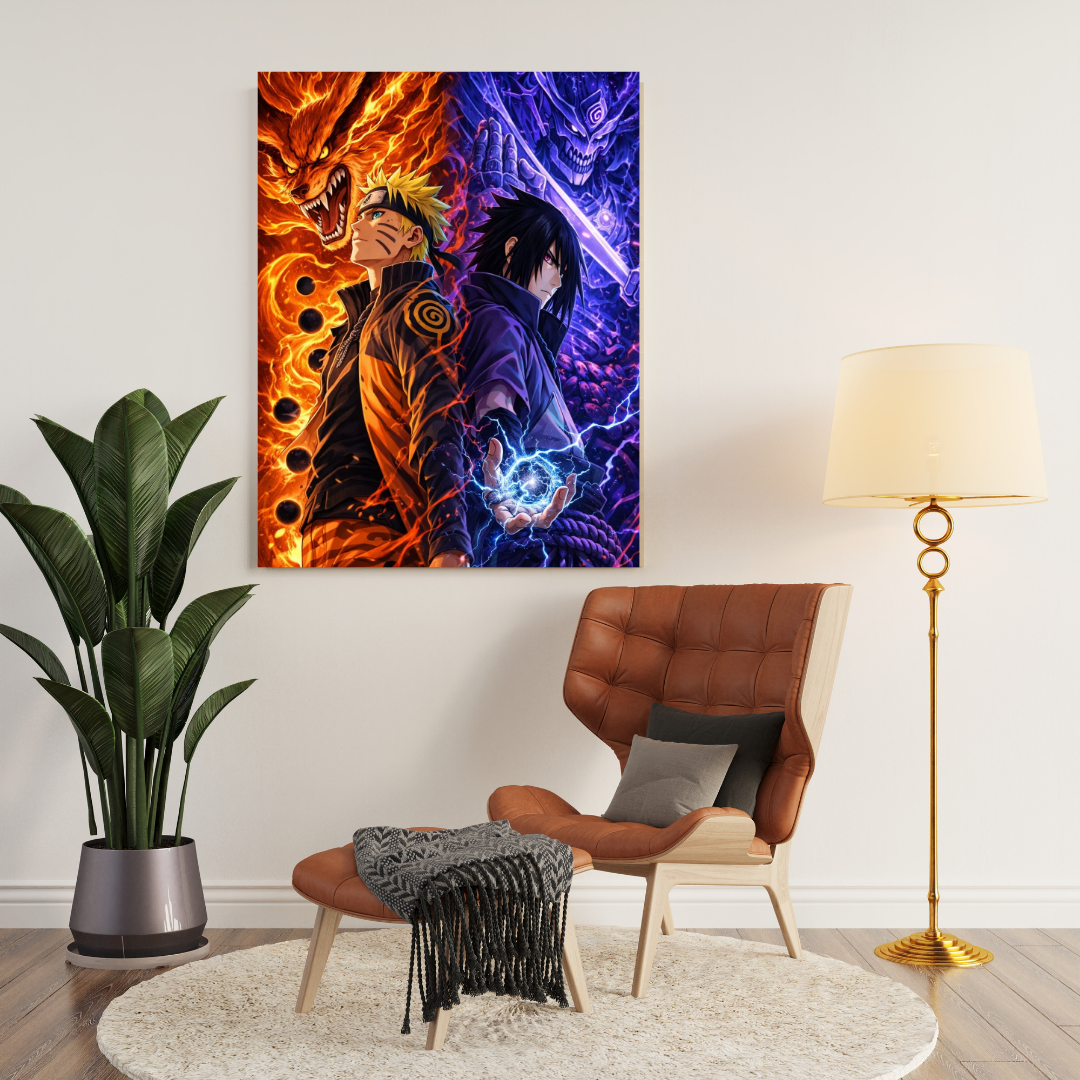 Naruto & Sauske Metal Poster (Copy)