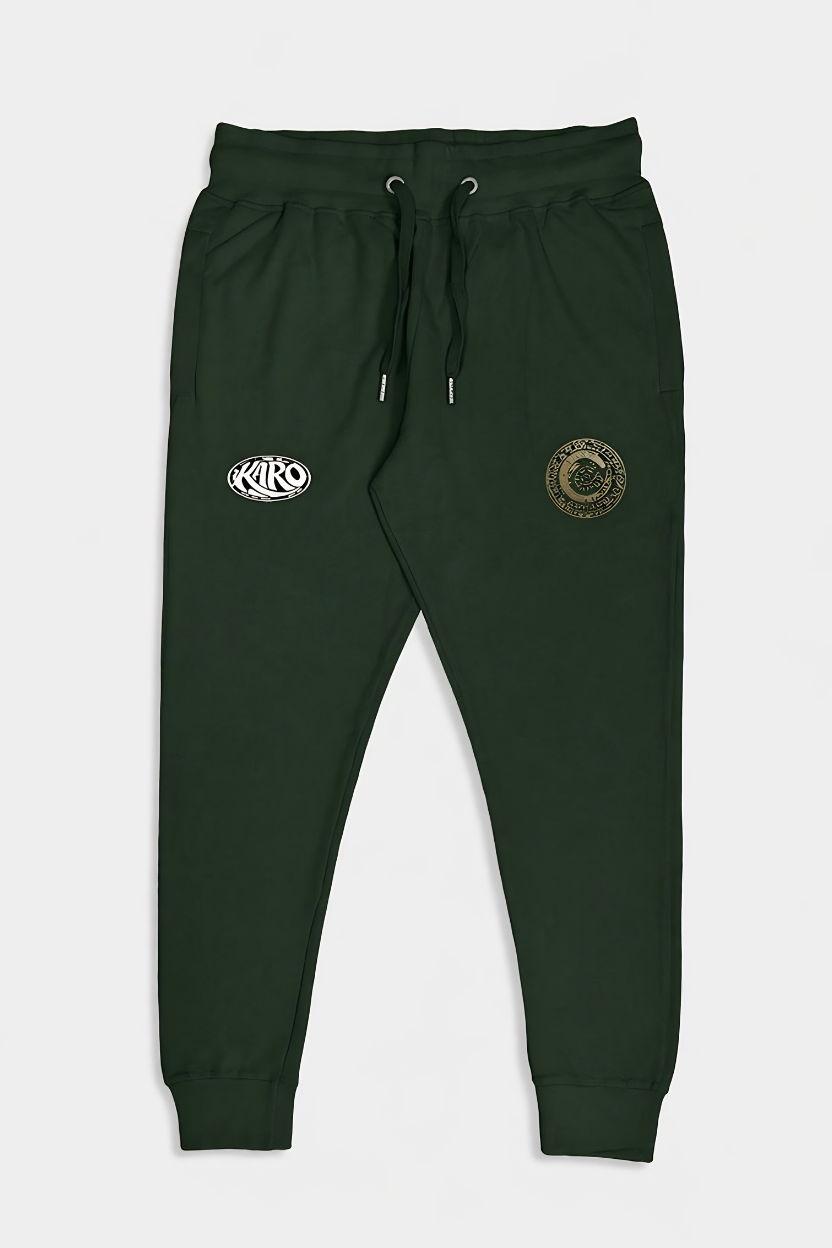 Kairo Gold Emblem Unisex Joggers – 100% Cotton