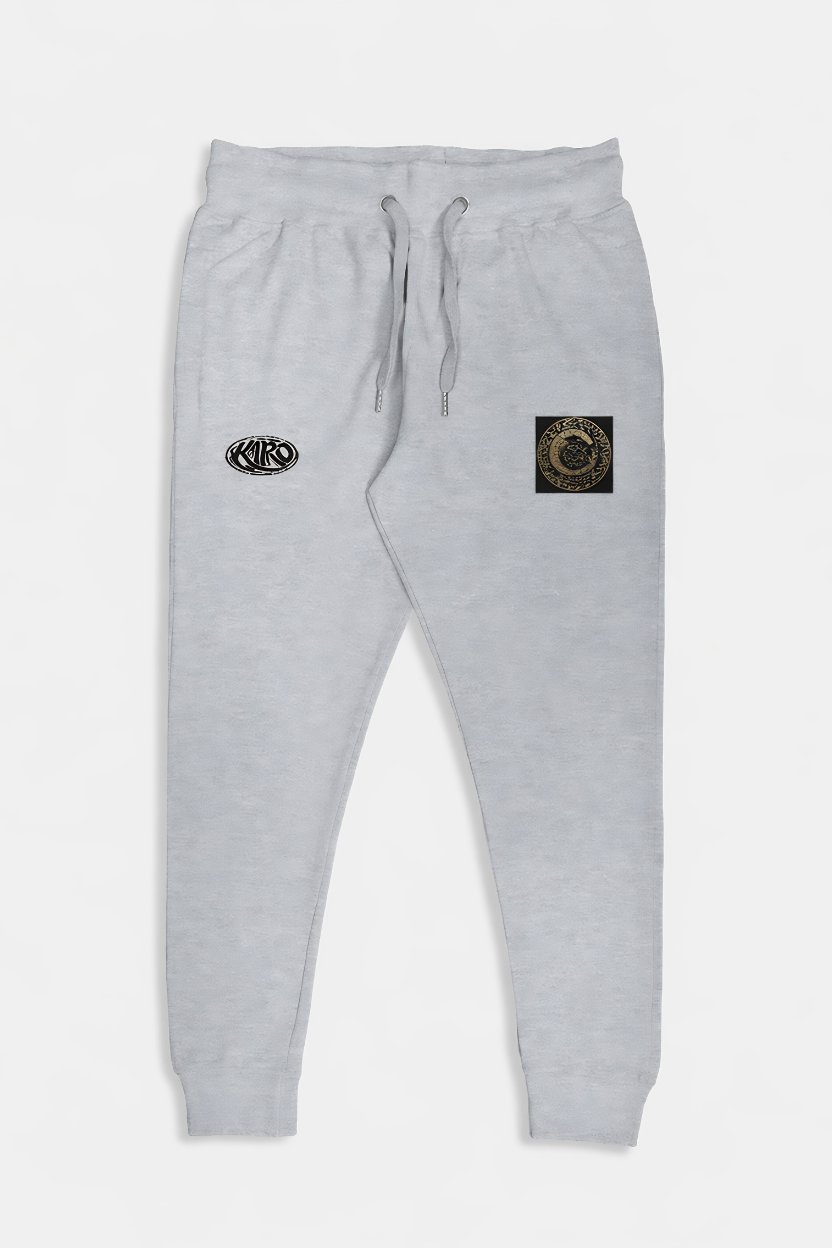 Kairo Gold Emblem Unisex Joggers – 100% Cotton