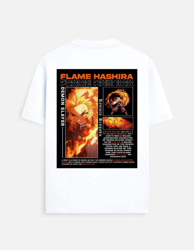 Rengoku Flame Hashira Tee – Kairo Demon Slayer Streetwear