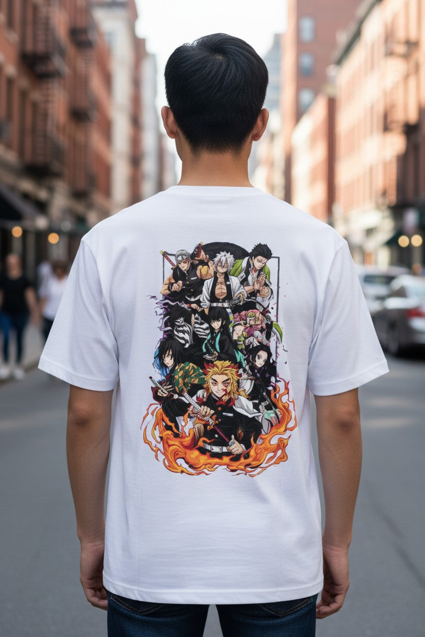 Demon Slayer Hashira Squad Tee – Kairo Anime Streetwear