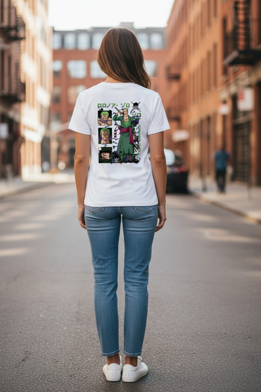 Roronoa Zoro Wanted Tee – Kairo One Piece Streetwear