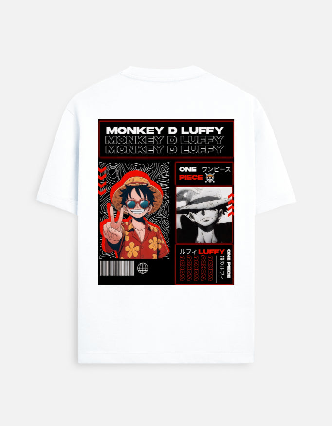 Monkey D. Luffy Editorial Tee – Kairo One Piece Streetwear