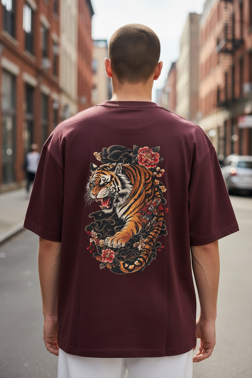 Intense Tiger Oversized Tee – Kairo Japanese Streetwear