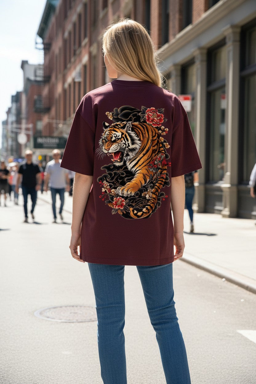 Intense Tiger Oversized Tee – Kairo Japanese Streetwear
