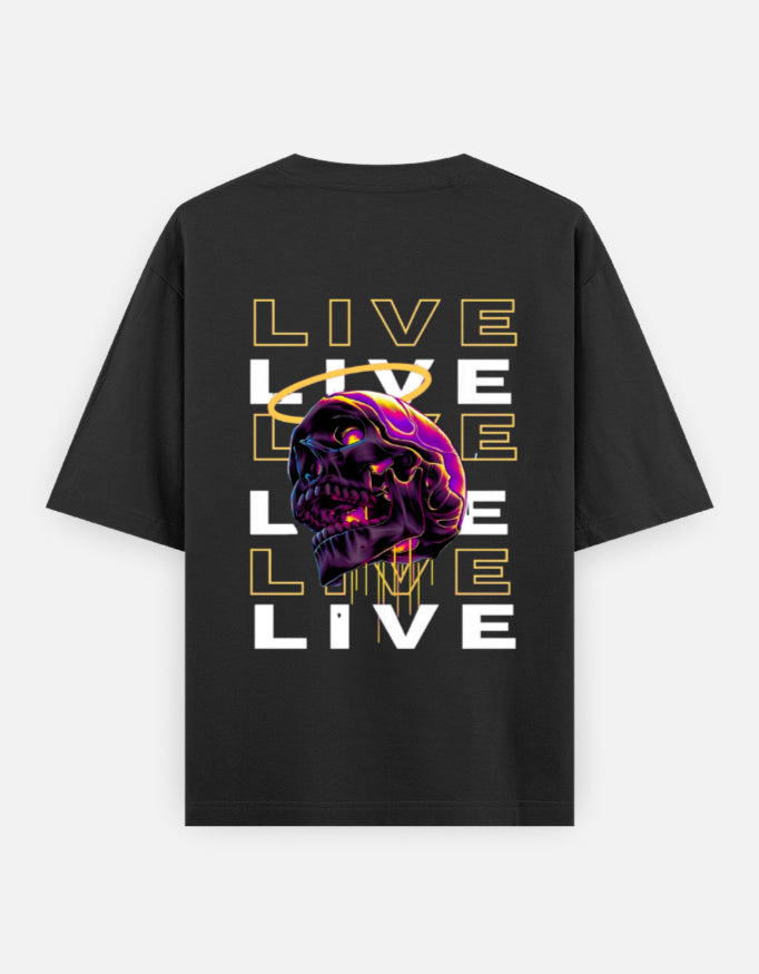 Live Skull Oversized Tee – Kairo Streetwear