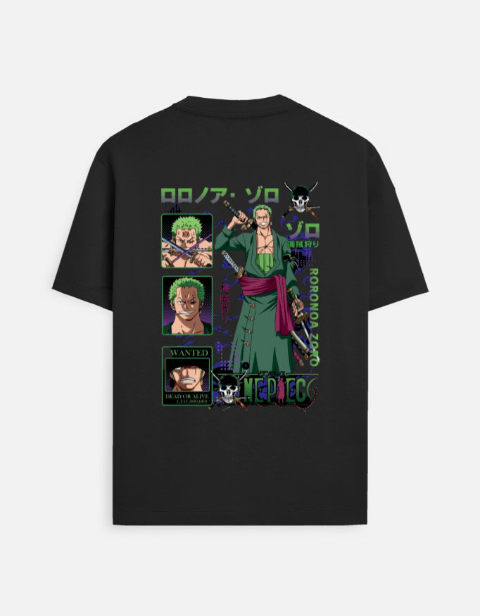 Roronoa Zoro Wanted Tee – Kairo One Piece Streetwear