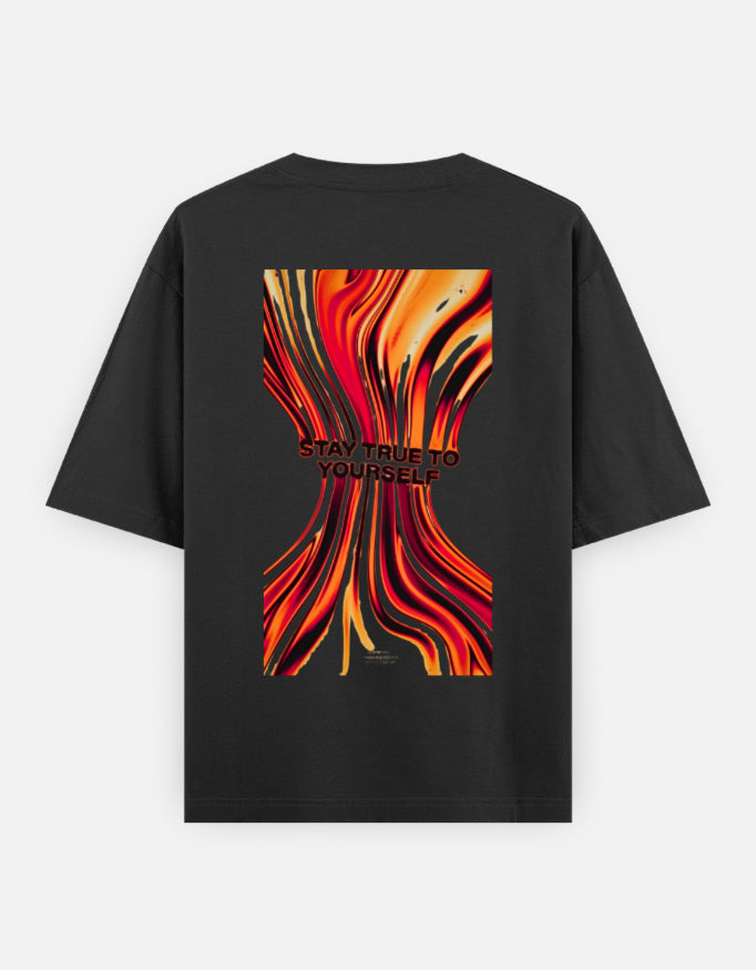 Never Look Back Oversized Tee – Kairo Streetwear