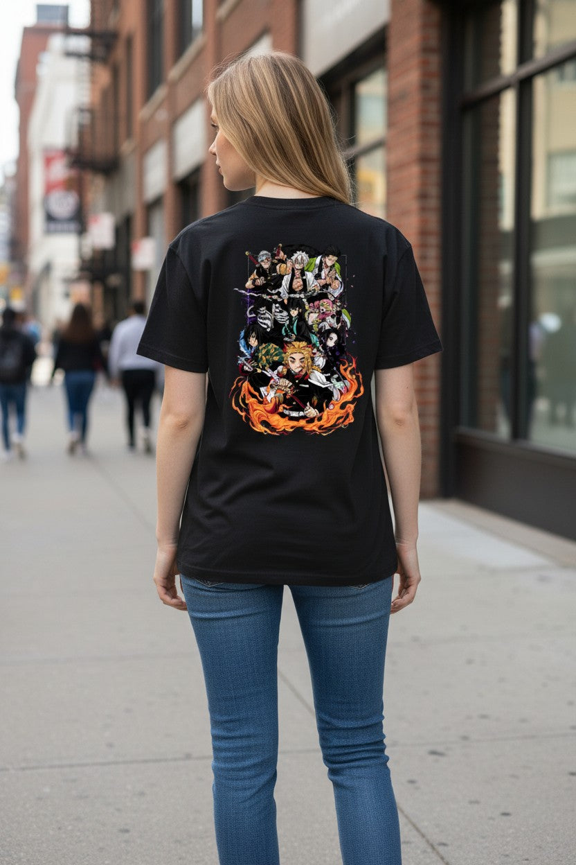 Demon Slayer Hashira Squad Tee – Kairo Anime Streetwear