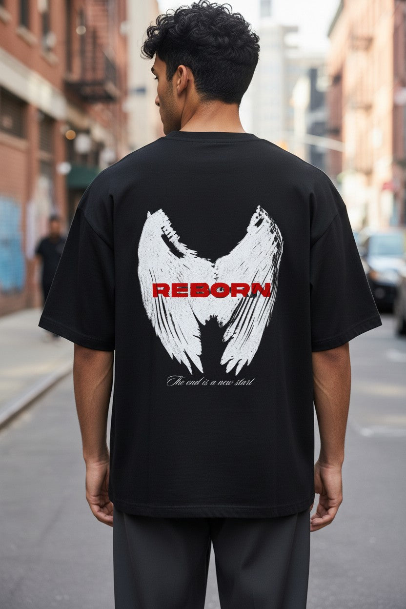 Reborn Oversized Tee – Kairo Streetwear