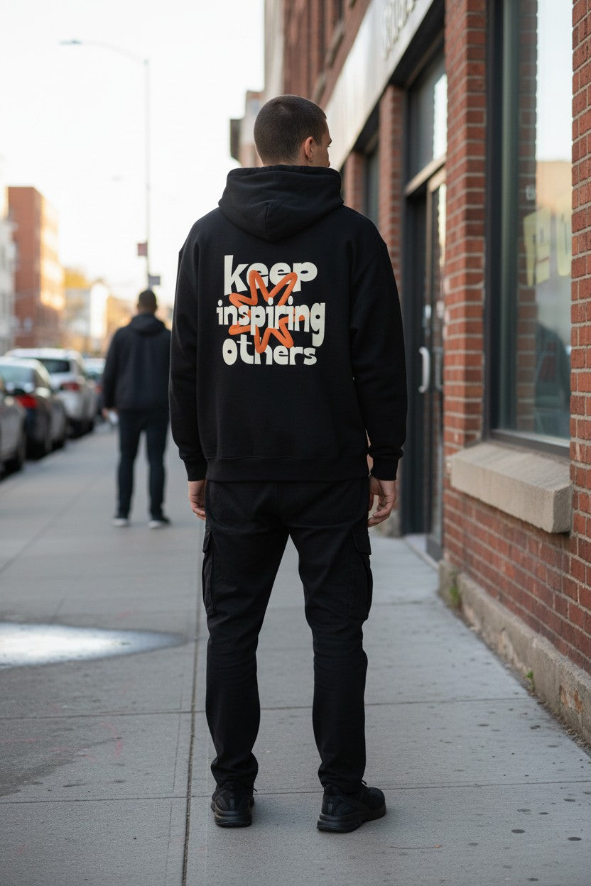 Keep Inspiring Others Heavyweight Hoodie – Premium Streetwear | Kairo