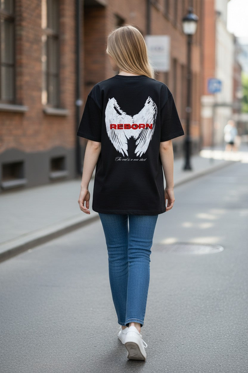 Reborn Oversized Tee – Kairo Streetwear