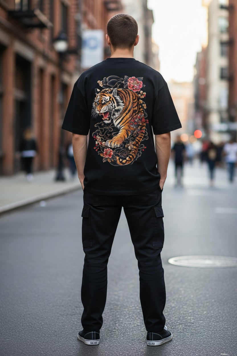Intense Tiger Oversized Tee – Kairo Japanese Streetwear