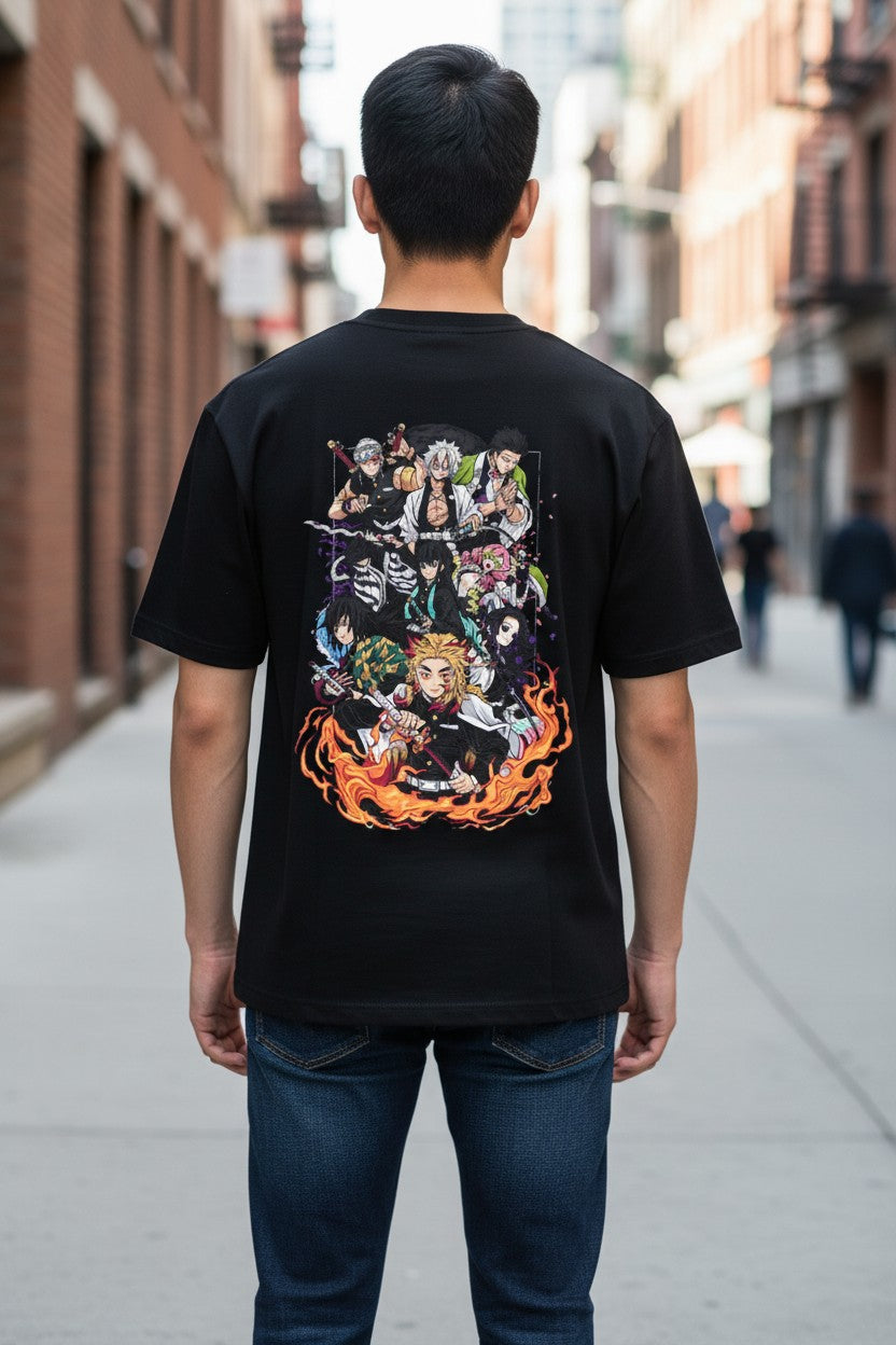Demon Slayer Hashira Squad Tee – Kairo Anime Streetwear
