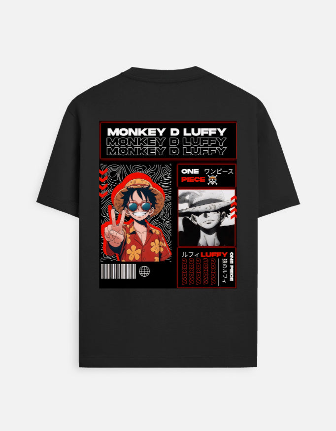 Monkey D. Luffy Editorial Tee – Kairo One Piece Streetwear