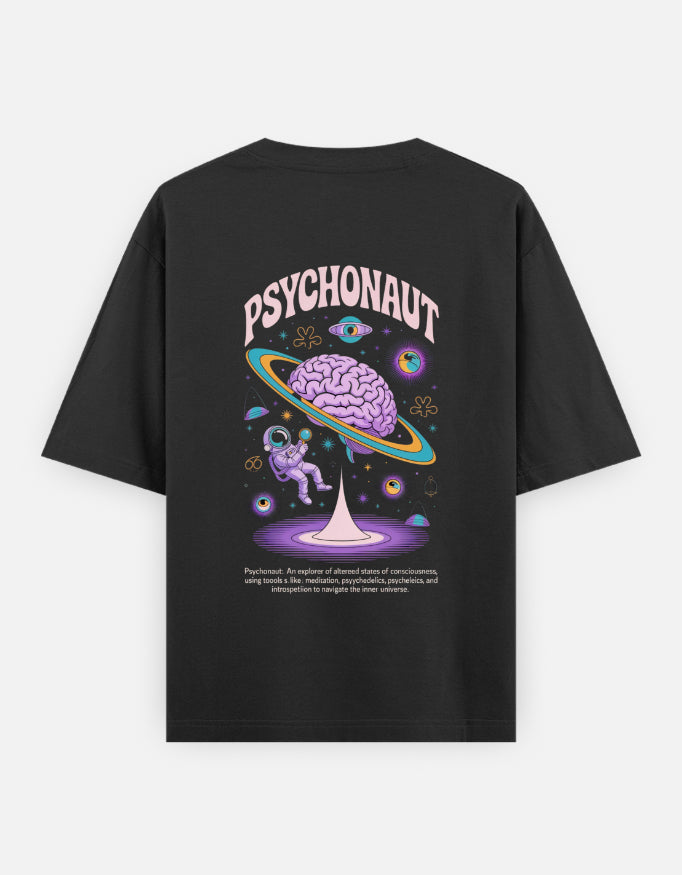 Psychonaut Oversized Tee – Kairo Cosmic Streetwear