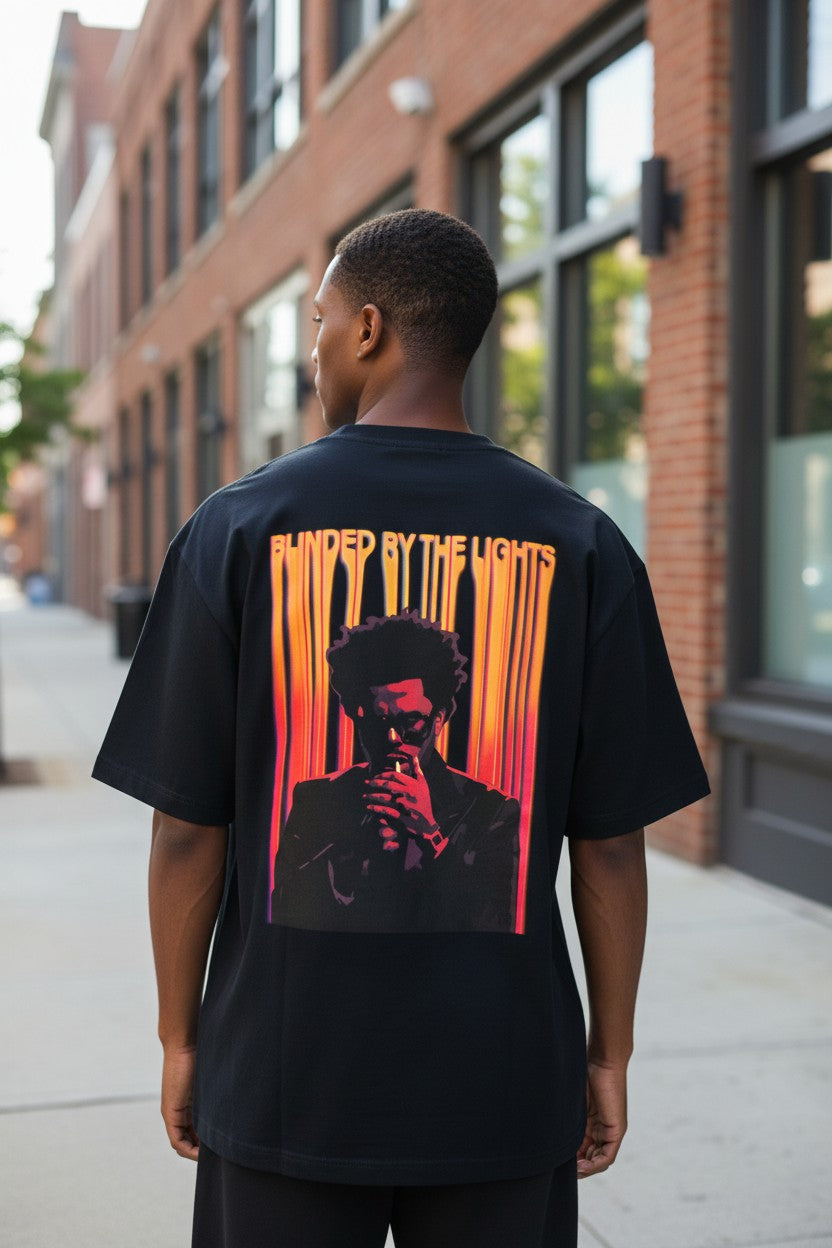 Blinded By The Lights Oversized Tee – Kairo Music Streetwear