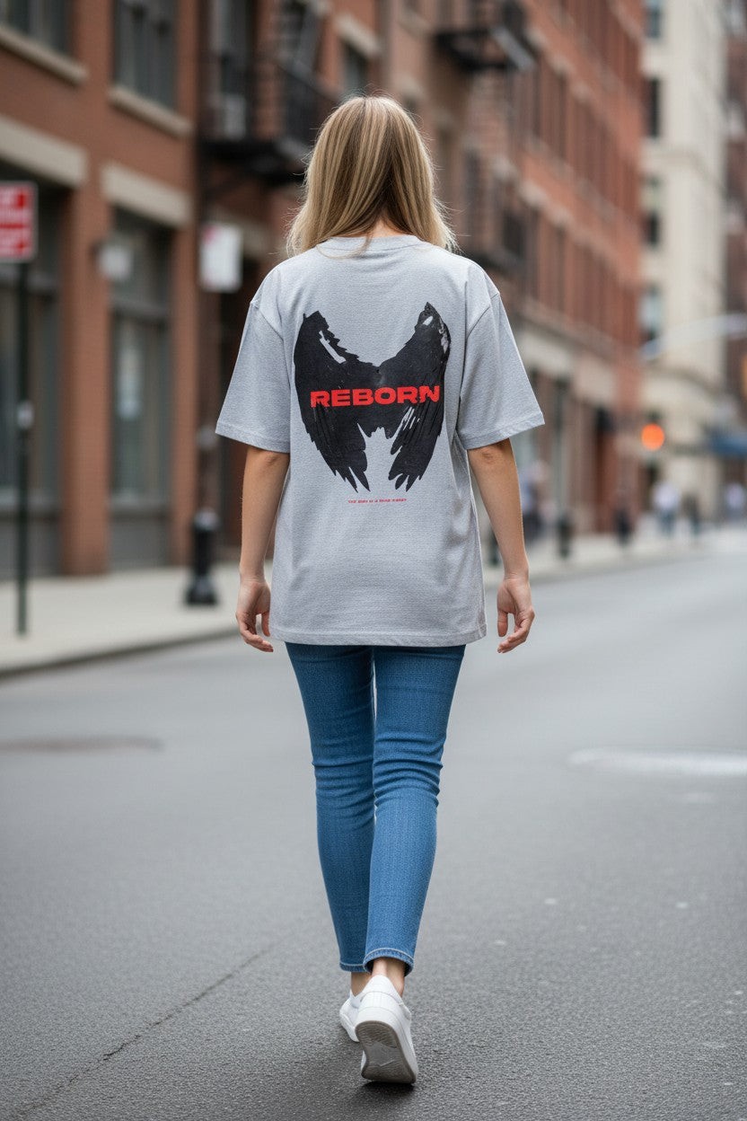 Reborn Oversized Tee – Kairo Streetwear