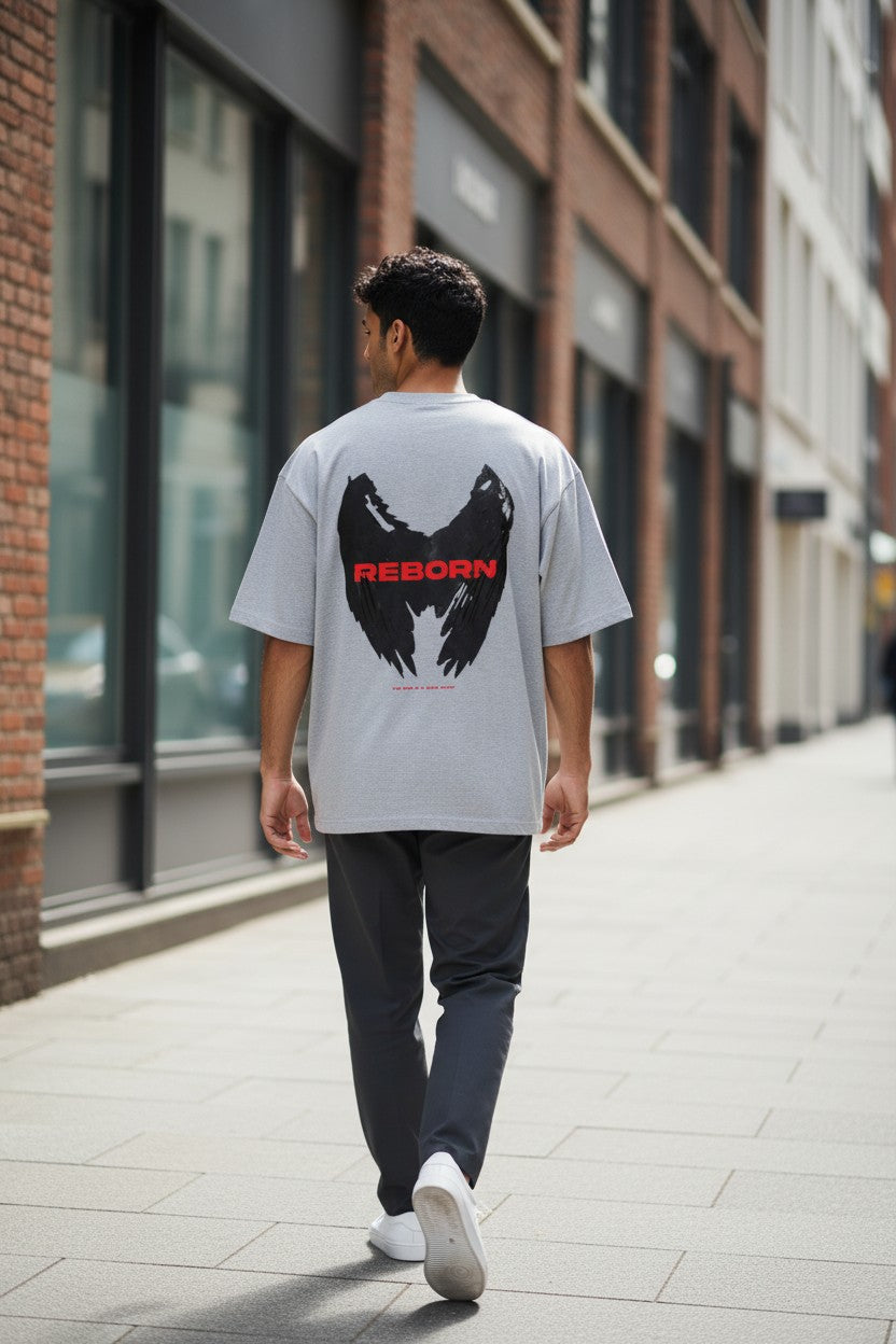 Reborn Oversized Tee – Kairo Streetwear