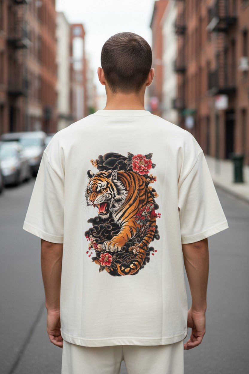 Intense Tiger Oversized Tee – Kairo Japanese Streetwear