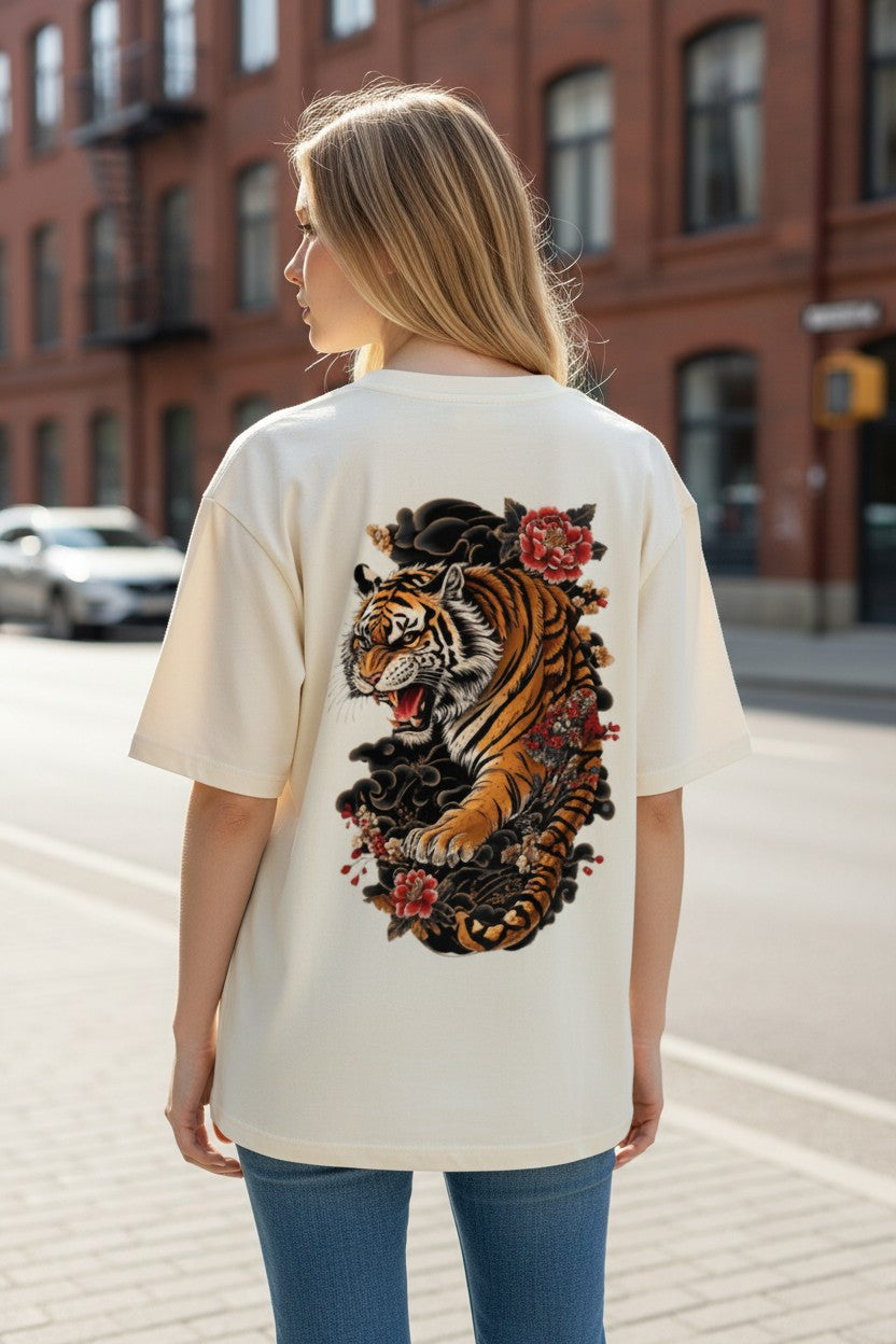Intense Tiger Oversized Tee – Kairo Japanese Streetwear