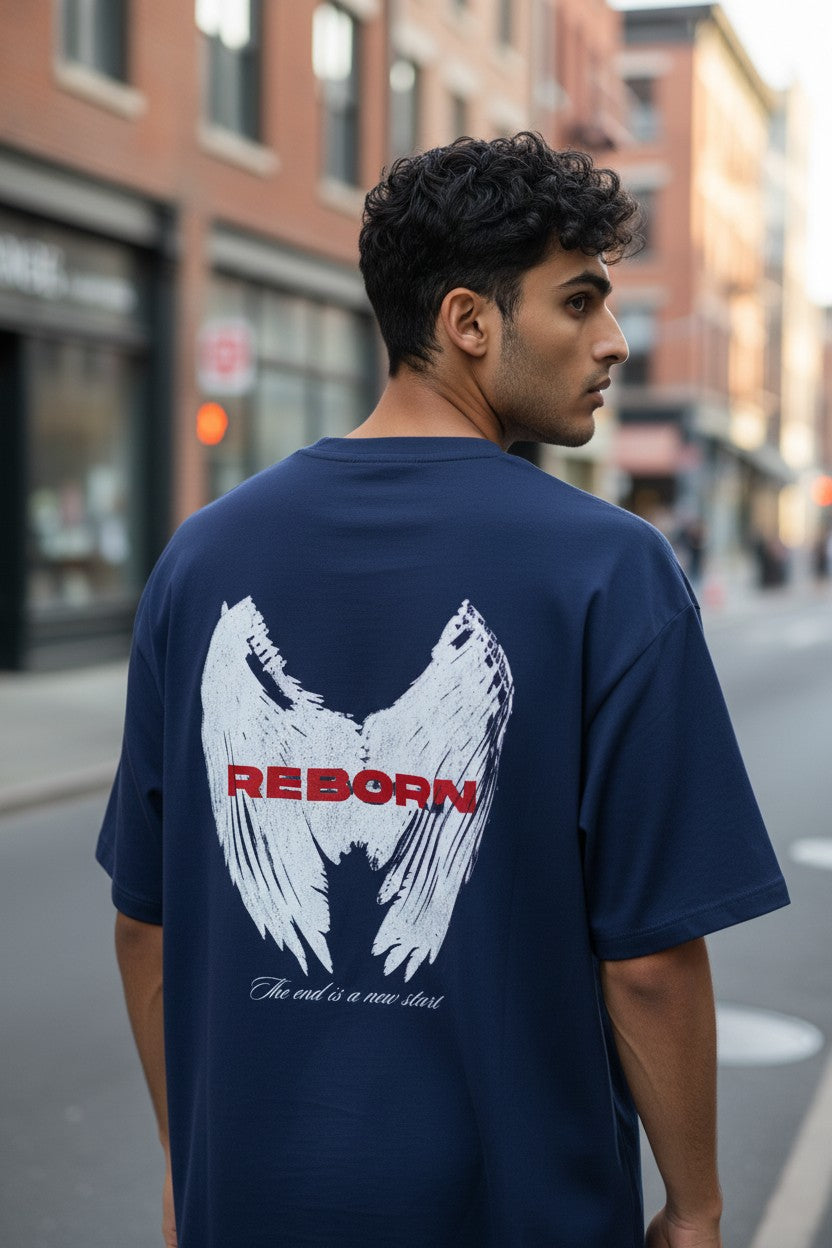 Reborn Oversized Tee – Kairo Streetwear