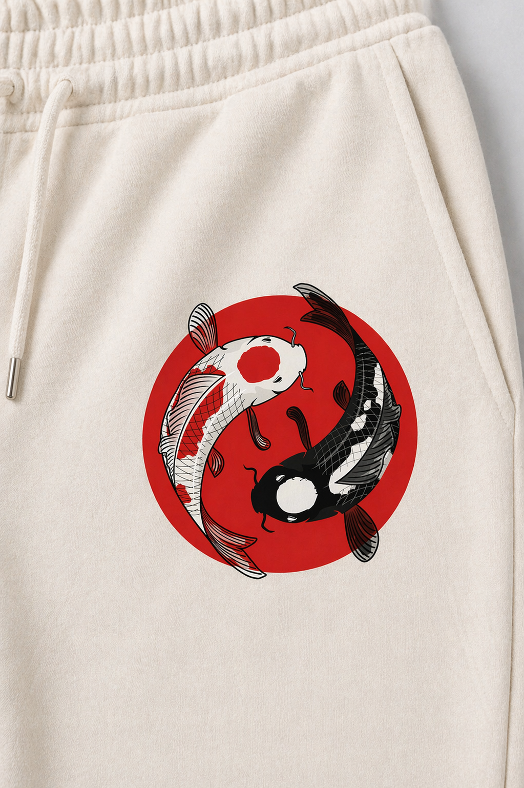 Nishikigoi Print Unisex Sweatpants –Terry Cotton