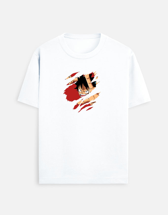 Monkey D. Luffy Editorial Tee – Kairo One Piece Streetwear