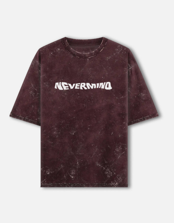 Nevermind Acid Wash Oversized Tee – Kairo Streetwear