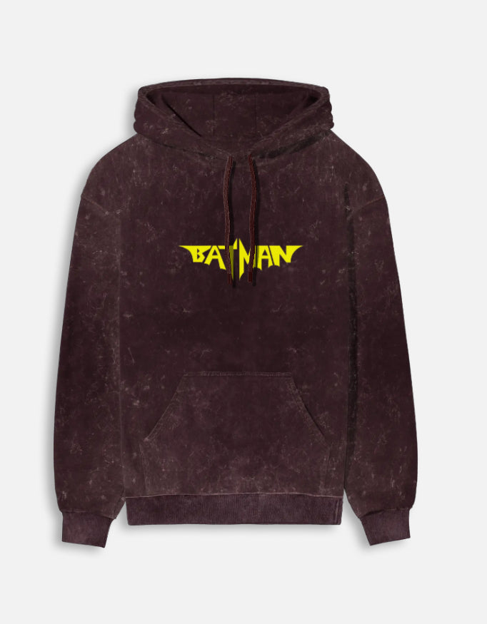 Batman Acid Wash Hoodie – Premium  Streetwear | Kairo